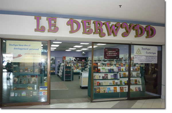 Le Derwydd, librairie boutique et magasin ésotérique Québec
